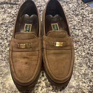 Cole Haan Suede Loafers Vibram Sole Size 10 1/2​​​
